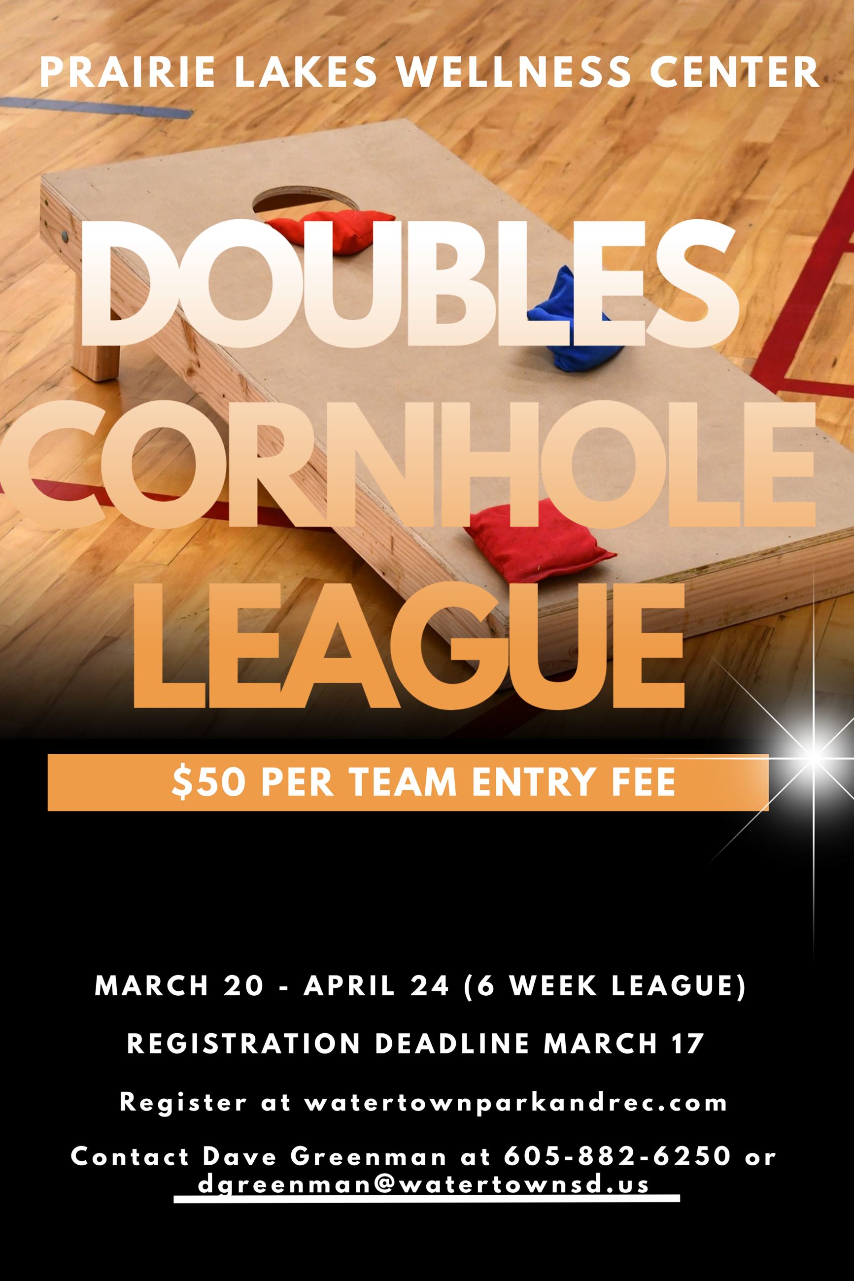 Cornhole league Poster