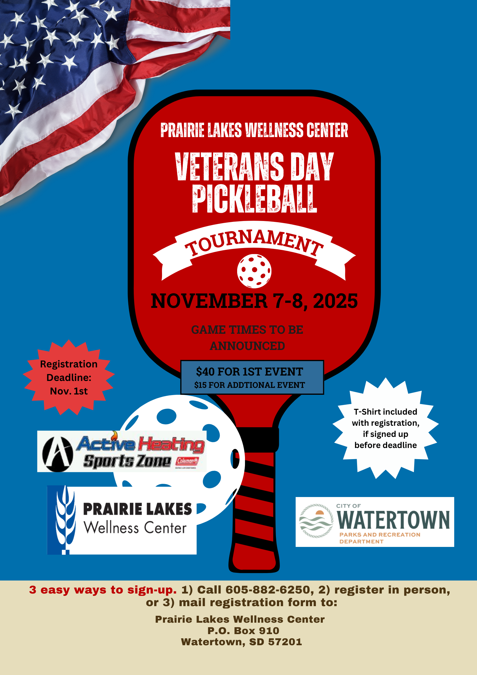 PLWC Veterans Day PB Tournament 2025