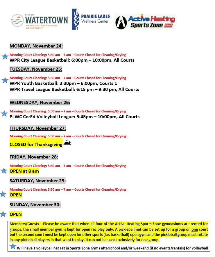 SZ Schedule Nov 24 2025